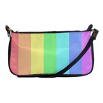 Rainbow Cloud Background Pastel Template Multi Coloured Abstract Shoulder Clutch Bag