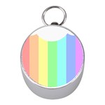 Rainbow Cloud Background Pastel Template Multi Coloured Abstract Mini Silver Compasses