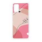 Pink Pattern Line Art Texture Minimalist Design Samsung Galaxy S20Plus 6.7 Inch TPU UV Case