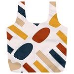Boho Bohemian Style Design Minimalist Aesthetic Pattern Art Shapes Lines Full Print Recycle Bag (XL)