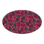 Captivating botanic motif collage composition featuring a harmonious blend of vibrant reds and dark greens. Perfect for adding a touch of natural elegance to any space or garment, whether it s adornin