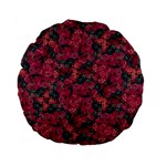 Captivating botanic motif collage composition featuring a harmonious blend of vibrant reds and dark greens. Perfect for adding a touch of natural elegance to any space or garment, whether it s adornin