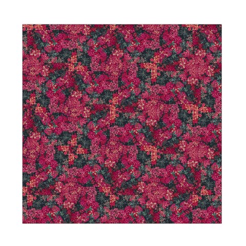 Captivating botanic motif collage composition featuring a harmonious blend of vibrant reds and dark greens. Perfect for adding a touch of natural elegance to any space or garment, whether it s adornin from ArtsNow.com Front