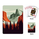 Mountain Travel Canyon Nature Tree Wood Playing Cards Single Design (Rectangle)