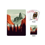 Mountain Travel Canyon Nature Tree Wood Playing Cards Single Design (Mini)
