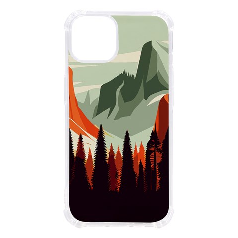 Mountain Travel Canyon Nature Tree Wood iPhone 13 TPU UV Print Case from ArtsNow.com Front