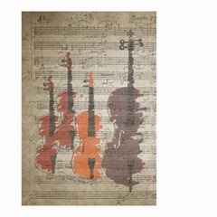 Music Notes Score Song Melody Classic Classical Vintage Violin Viola Cello Bass Small Garden Flag (Two Sides) from ArtsNow.com Front