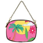 Ocean Watermelon Vibes Summer Surfing Sea Fruits Organic Fresh Beach Nature Chain Purse (One Side)