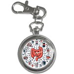 Health Gut Health Intestines Colon Body Liver Human Lung Junk Food Pizza Key Chain Watches
