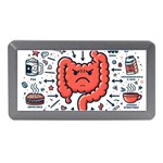 Health Gut Health Intestines Colon Body Liver Human Lung Junk Food Pizza Memory Card Reader (Mini)