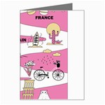 Roadmap Trip Europe Italy Spain France Netherlands Vine Cheese Map Landscape Travel World Journey Greeting Card