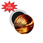 Wave Art Mood Water Sea Beach 1.75  Magnets (10 pack) 