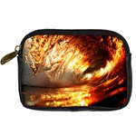 Wave Art Mood Water Sea Beach Digital Camera Leather Case