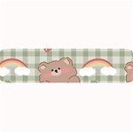 Bear Cartoon Pattern Strawberry Rainbow Nature Animal Cute Design Large Bar Mat