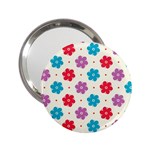 Abstract Art Pattern Colorful Artistic Flower Nature Spring 2.25  Handbag Mirrors