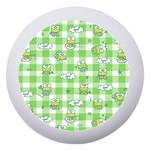 Frog Cartoon Pattern Cloud Animal Cute Seamless Dento Box with Mirror