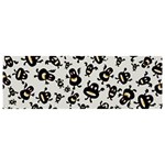 Bacteria Virus Monster Pattern Banner and Sign 9  x 3 