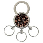 Background Beautiful Decorative Wallpaper Decor Backdrop Digital Graphic Design Trends Unique Style 3-Ring Key Chain