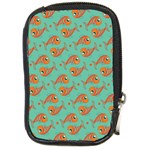 Cute Fish Underwater Sea Ocean Nature Aquarium Goldfish Marine Water Compact Camera Leather Case