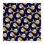 Fish Abstract Animal Art Nature Texture Water Pattern Marine Life Underwater Aquarium Aquatic Medium Glasses Cloth (2 Sides)