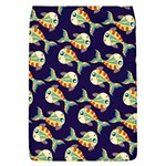 Fish Abstract Animal Art Nature Texture Water Pattern Marine Life Underwater Aquarium Aquatic Removable Flap Cover (L)