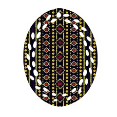 Background Art Pattern Design Oval Filigree Ornament (Two Sides) from ArtsNow.com Back