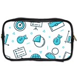 Pattern Business Graphics Seamless Background Texture Desktop Design Concept Geometric Toiletries Bag (One Side)