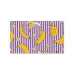 Pattern Bananas Fruit Tropical Seamless Texture Graphics Sticker (Rectangular)