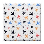 Airplane Pattern Plane Aircraft Fabric Style Simple Seamless Face Towel
