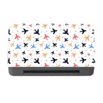 Airplane Pattern Plane Aircraft Fabric Style Simple Seamless Memory Card Reader with CF