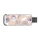 Abstract Leaf Nature Natural Beautiful Summer Pattern Portable USB Flash (One Side)