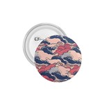 Waves Ocean Sea Water Pattern Rough Seas Digital Art Nature Nautical 1.75  Buttons