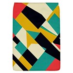 Geometric Pattern Retro Colorful Abstract Removable Flap Cover (L)