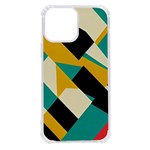 Geometric Pattern Retro Colorful Abstract iPhone 13 Pro Max TPU UV Print Case