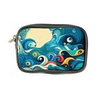 Waves Ocean Sea Abstract Whimsical Abstract Art Pattern Abstract Pattern Water Nature Moon Full Moon Coin Purse