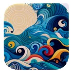 Waves Ocean Sea Abstract Whimsical Abstract Art Pattern Abstract Pattern Water Nature Moon Full Moon Stacked food storage container
