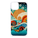 Waves Ocean Sea Abstract Whimsical Abstract Art Pattern Abstract Pattern Nature Water Seascape iPhone 13 TPU UV Print Case