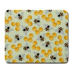 Bees Pattern Honey Bee Bug Honeycomb Honey Beehive Large Mousepad