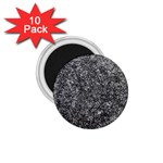 Black and white Abstract expressive print 1.75  Magnets (10 pack) 