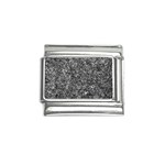 Black and white Abstract expressive print Italian Charm (9mm)