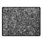Black and white Abstract expressive print Two Sides Fleece Blanket (Small)