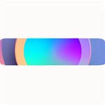 Circle Colorful Rainbow Spectrum Button Gradient Large Bar Mat