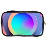Circle Colorful Rainbow Spectrum Button Gradient Toiletries Bag (One Side)
