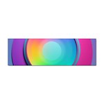 Circle Colorful Rainbow Spectrum Button Gradient Psychedelic Art Sticker Bumper (100 pack)