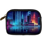 Digital Art Artwork Illustration Vector Buiding City Digital Camera Leather Case