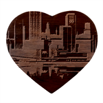 Digital Art Artwork Illustration Vector Buiding City Heart Wood Jewelry Box