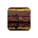 Old Port Of Maasslui Netherlands Rubber Square Coaster (4 pack)