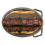 Old Port Of Maasslui Netherlands Belt Buckles