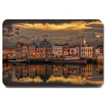 Old Port Of Maasslui Netherlands Large Doormat