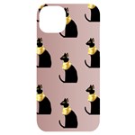 Cat Egyptian Ancient Statue Egypt Culture Animals iPhone 14 Plus Black UV Print Case